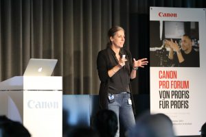 Vortrag von Silke Güldner auf dem Canon Pro Forum in Krefeld